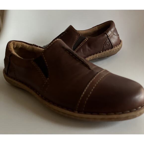 Born Women's Nampa Comfort Slip On Leather Loafer Shoes Size 8.5 M 39 W - Picture 2 of 10
